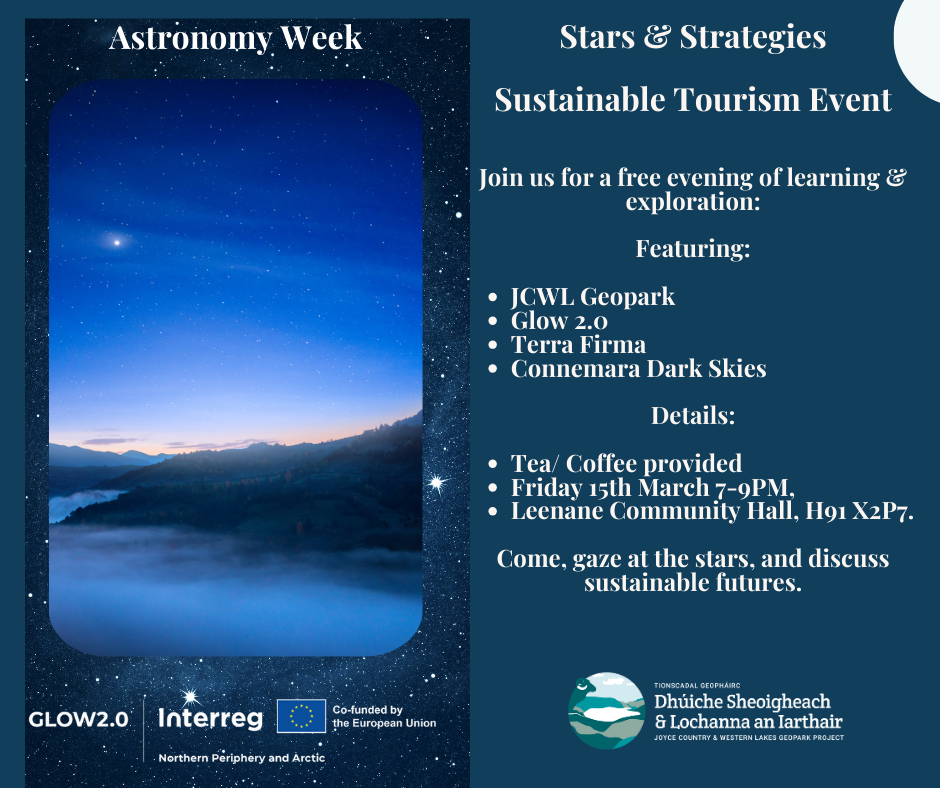 Stars and Strategies – Sustainable tourism event poster